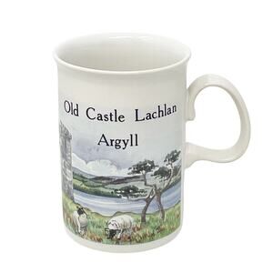Dunoon Old Castle Lachlan Argyll Ceramic Coffee Cup Made in Scotland GUC